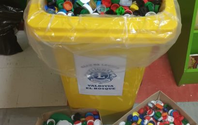 Entrega solidaria: comunidad Windsor aporta con tapitas para una noble causa