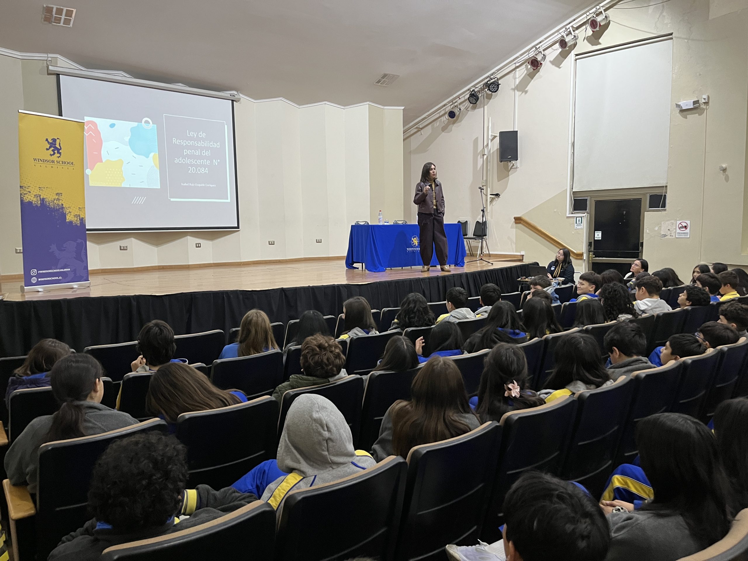 Windsor School realizó ciclo de charlas sobre Responsabilidad Penal Adolescente
