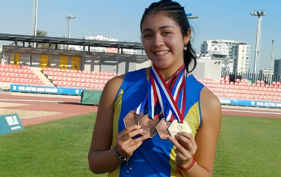 Martina Rivera brilla en el Nacional U20 con cuatro medallas en Santiago