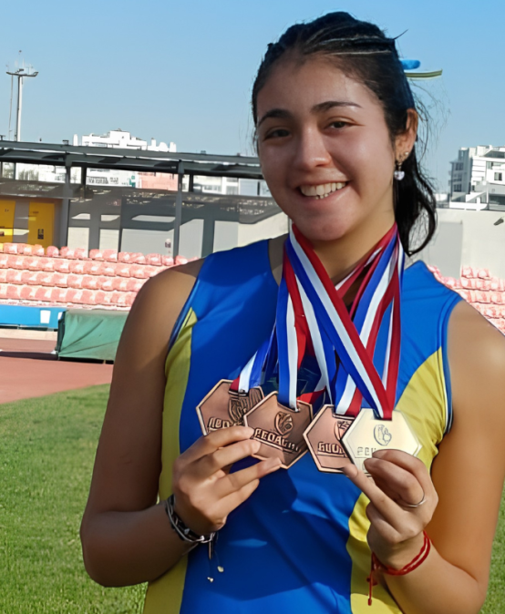 Martina Rivera brilla en el Nacional U20 con cuatro medallas en Santiago