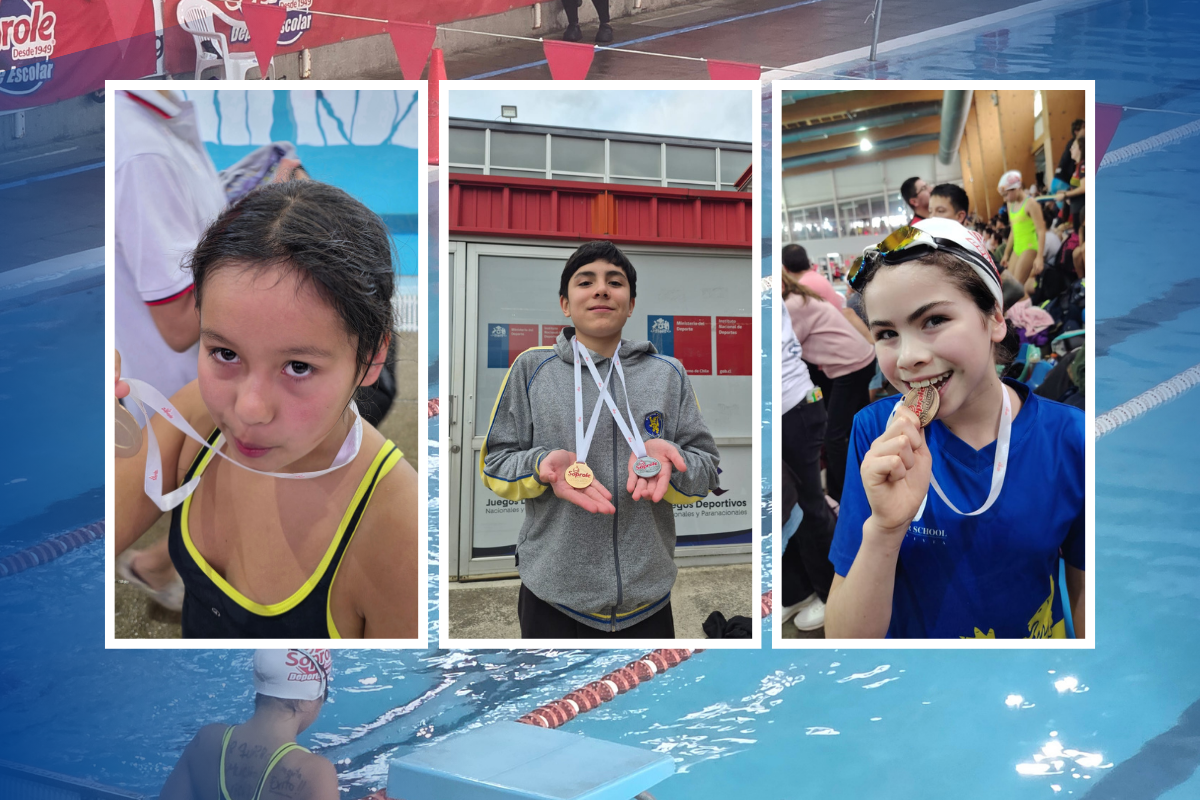 Tres windsorinos clasifican al Nacional de Natación tras destacada actuación en la Copa Soprole de Temuco