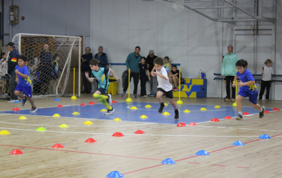Torneo de Atletismo Indoor reunió a pequeños atletas de cinco establecimientos