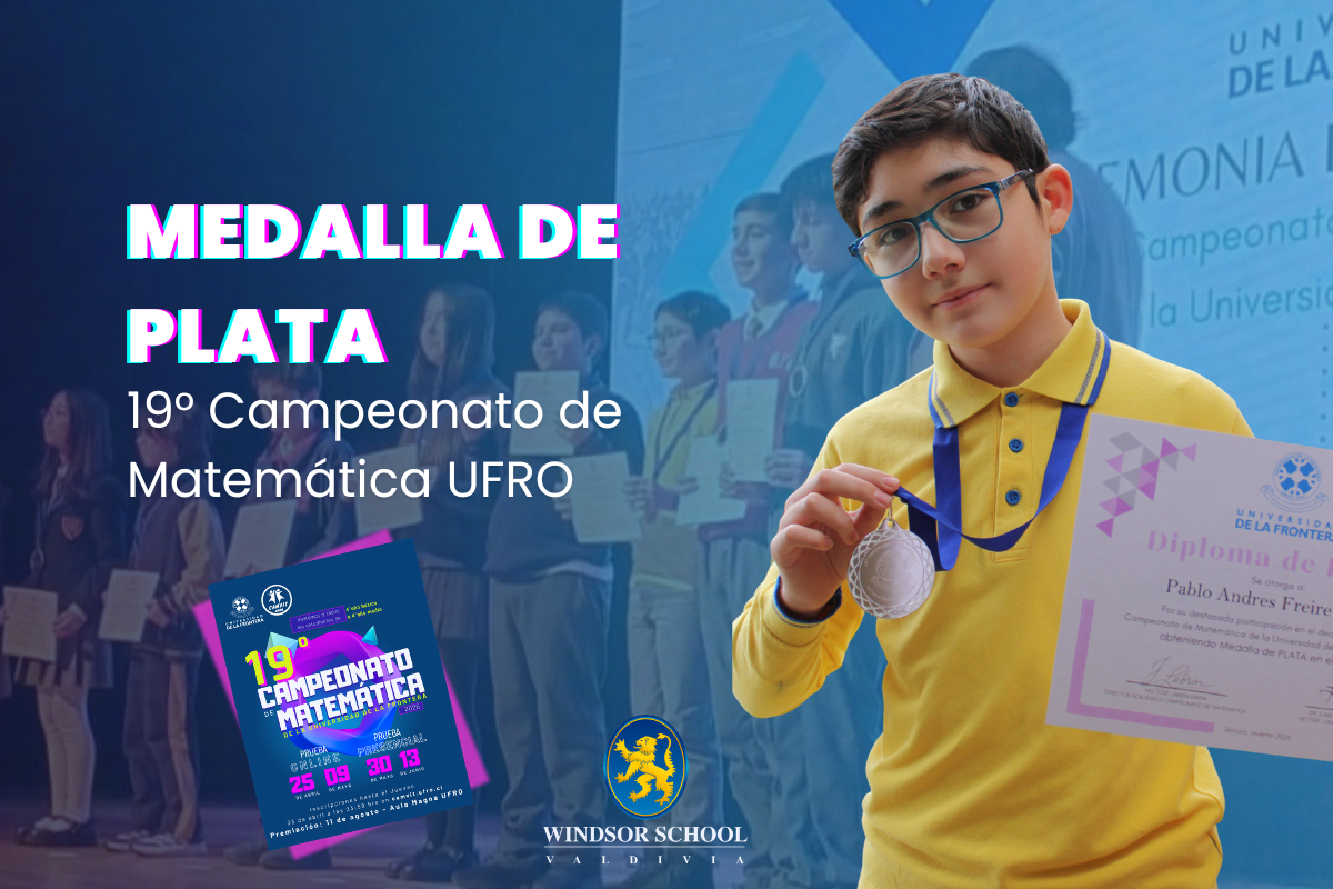 Windsorino obtuvo medalla de plata en el Campeonato de Matemática de la UFRO Windsorino obtuvo medalla de plata en el Campeonato de Matemática de la UFRO