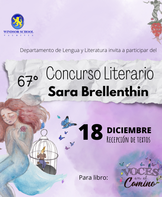 Windsor School invita a participar en el 67° Concurso Literario Sara Brellenthin